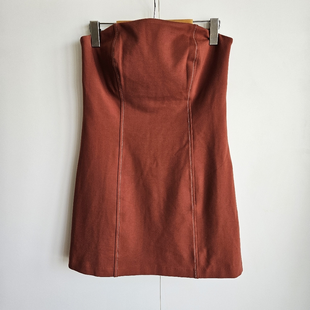FREE PEOPLE Renna Strapless Mini Dress Size Medium - Picture 2 of 8